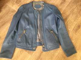 Куртка курточка Massimo Dutti   42/44 S кожа натуральная