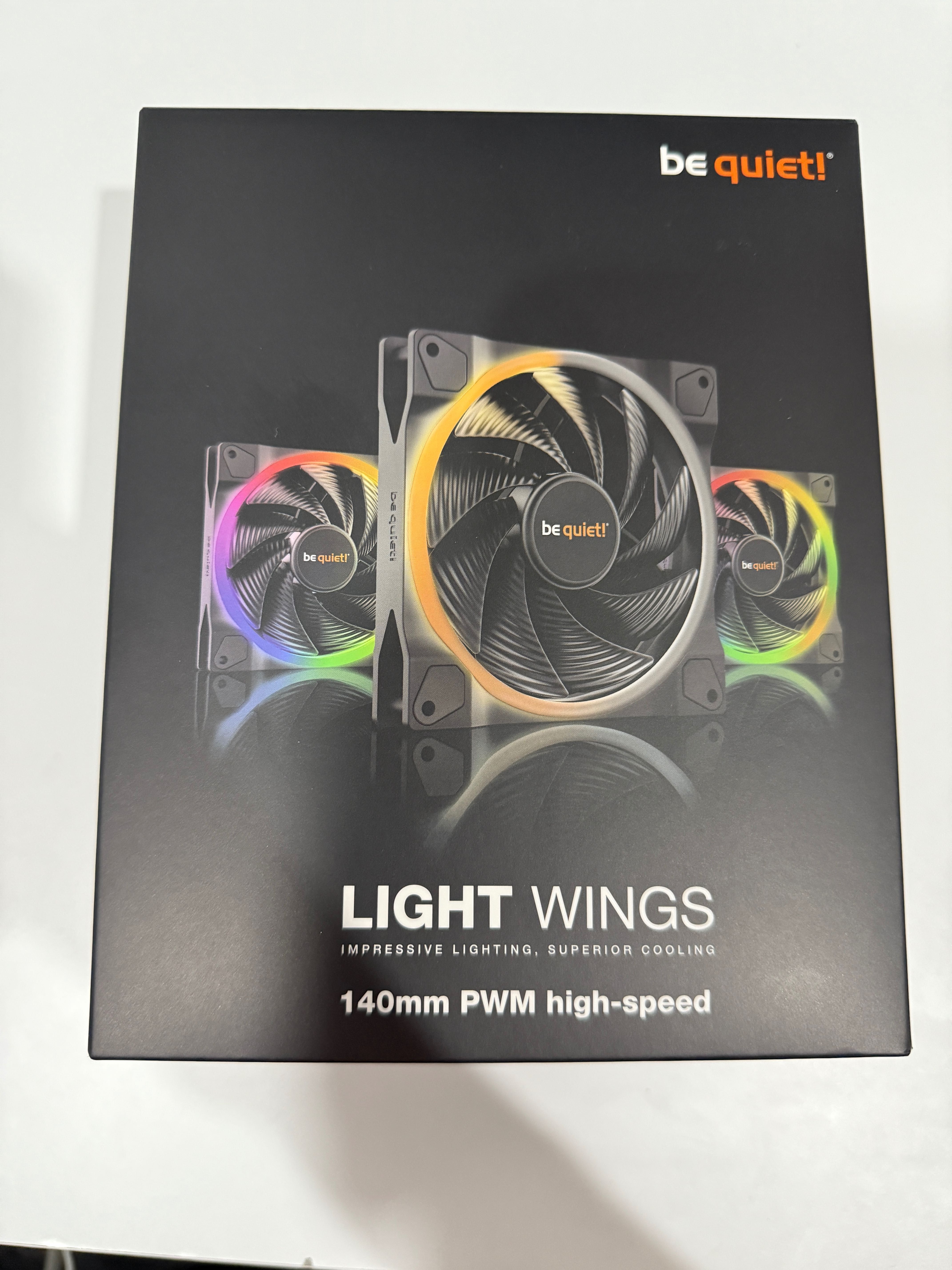be quiet! Light Wings 140mm PWM high-speed 3-pack