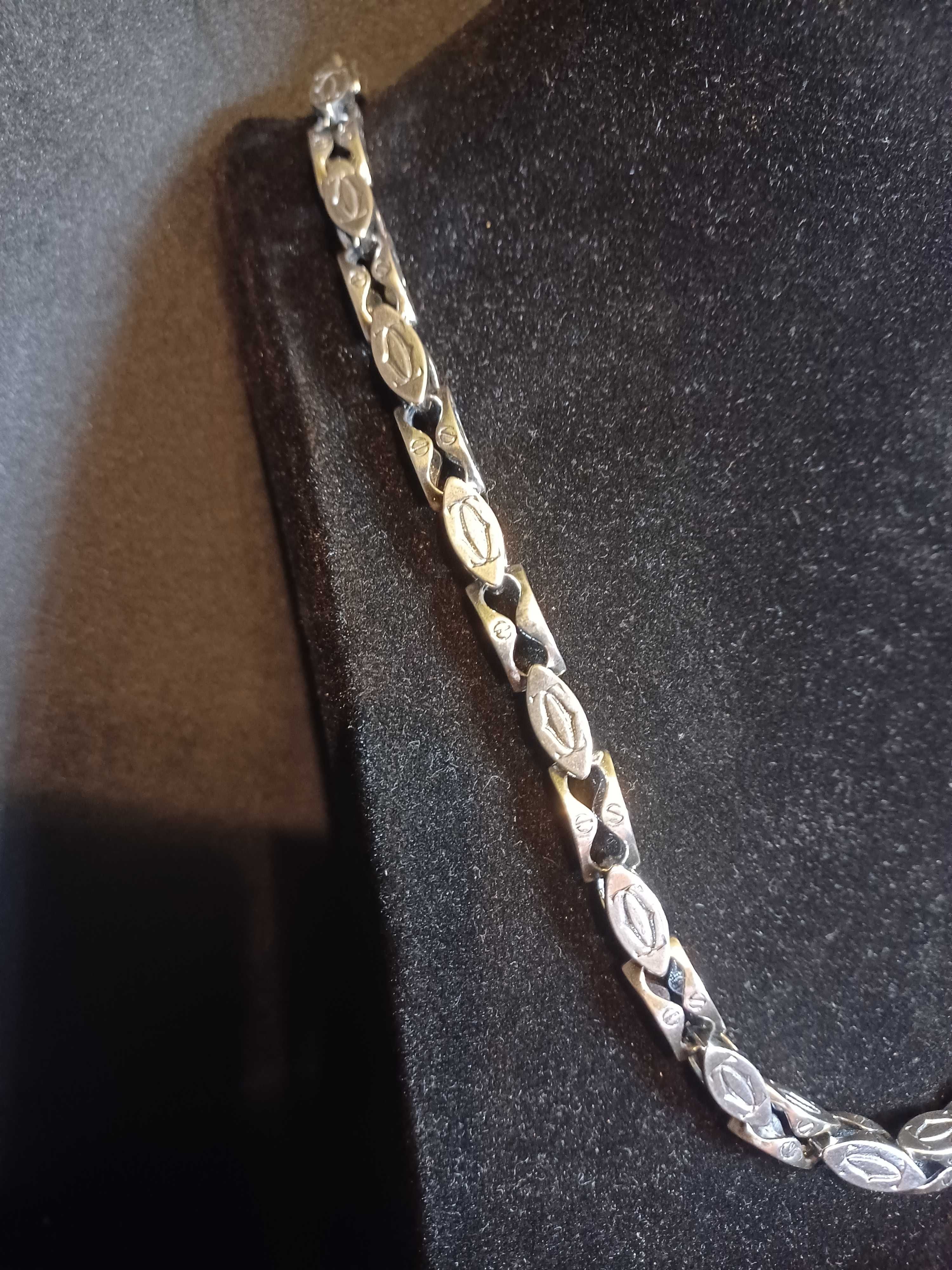 łańcuszek  Cartier-pl Ag.925  dostępny 67,5g.