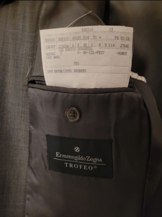 Włoski garnitur Ermenegildo Zegna