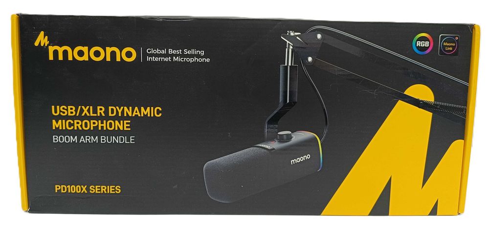 PROMOCJA Zestaw mikrofon dynamiczny USB/XLR oraz ramię