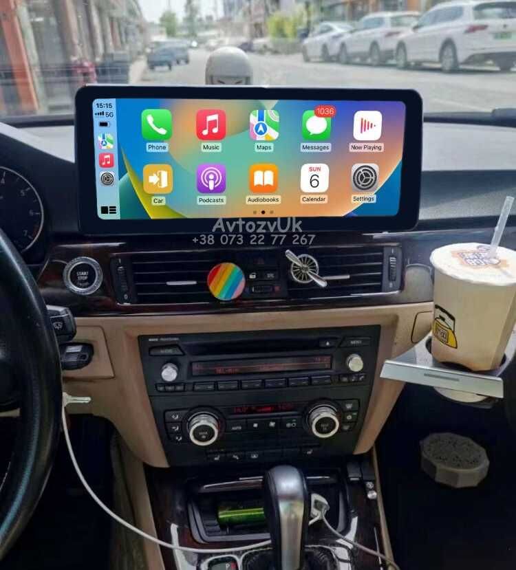 Дисплей BMW 3 e90 e91 e92 е90 GPS USB NBT Магнитола Android 11 CarPlay
