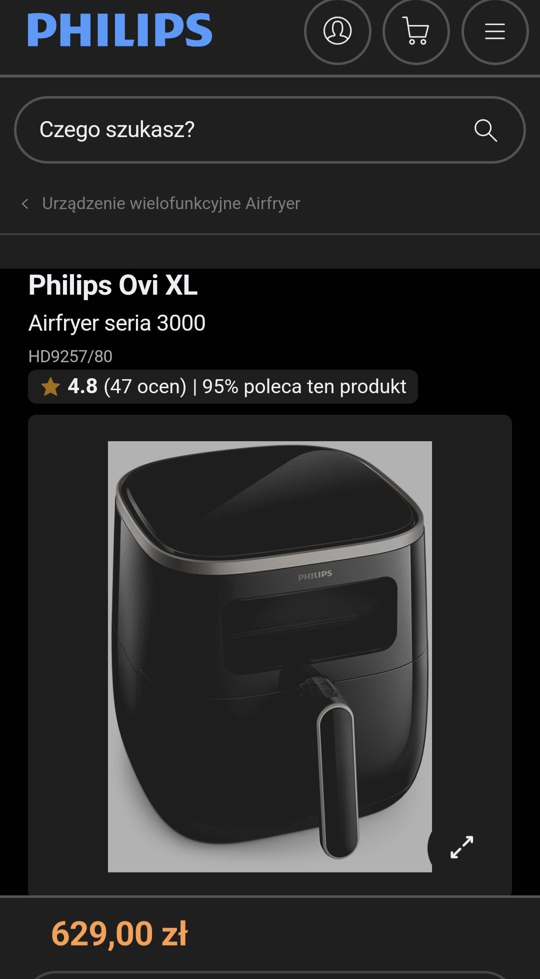Airfryer philips ovi xl