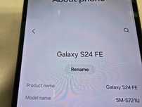 Samsung Galaxy S24 FE - 128 GB Graphite JAK NOWY