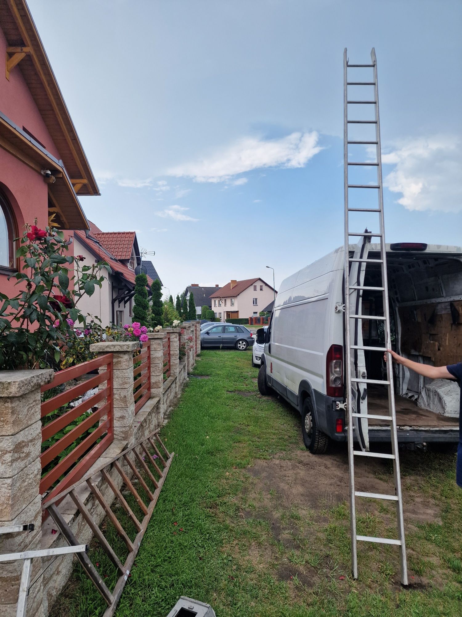 Drabina aluminiowa 2x18 ,2 x 12 , 2x 10 stopni,rozkładana jak malarska