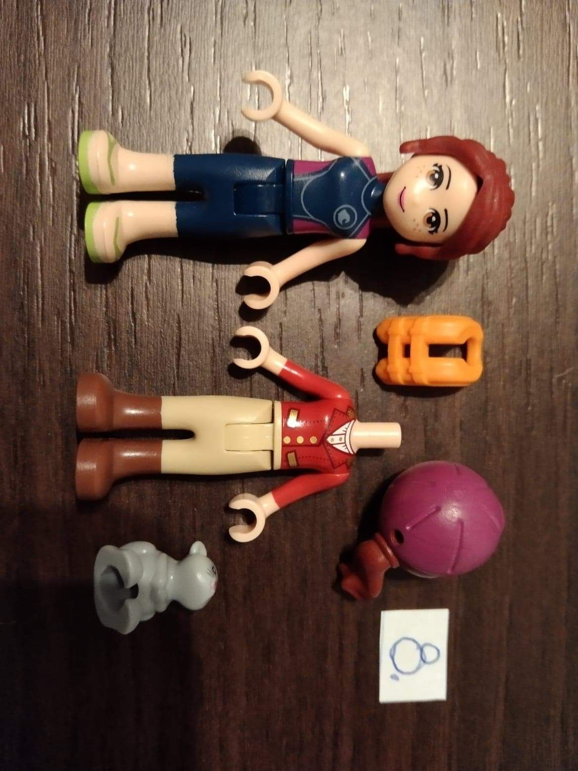 Lego Friends minifigurki ludziki z dodatkami