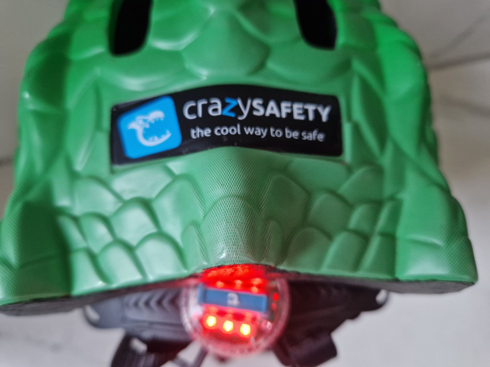 Dziecięcy kask Crazy Safety krokodyl/dinozaur Warszawa/Wołomin