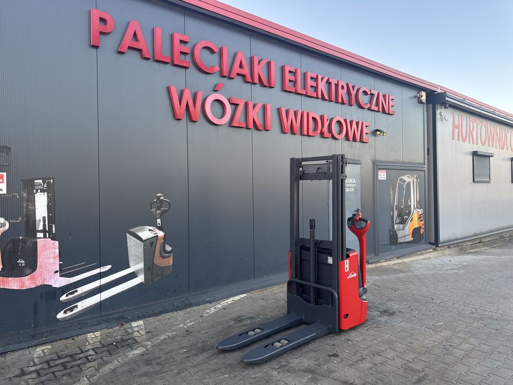 Paleciak elektryczny Linde 2019 r 1200 kg 290 cm wózek jak Nowy L 12