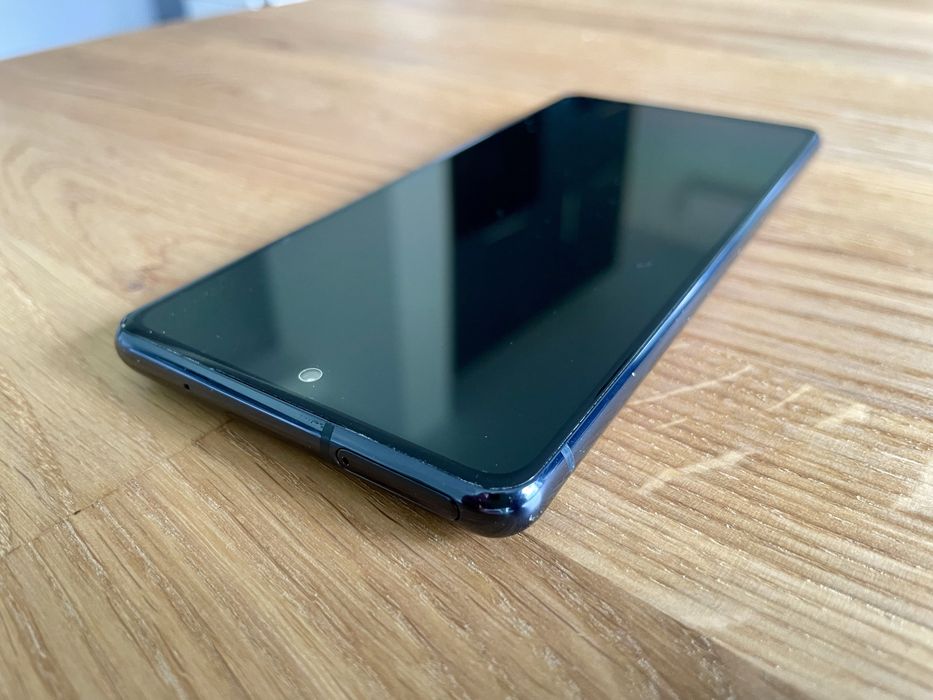 Niebieski Samsung S20 fe 5G cloud navy / komplet + szkło