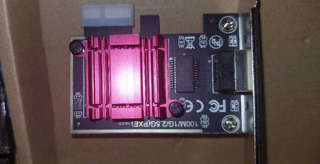 Karta Sieciowa PCIe 2500/100 Mbps PCI Express Gigabit Ethernet RJ45
