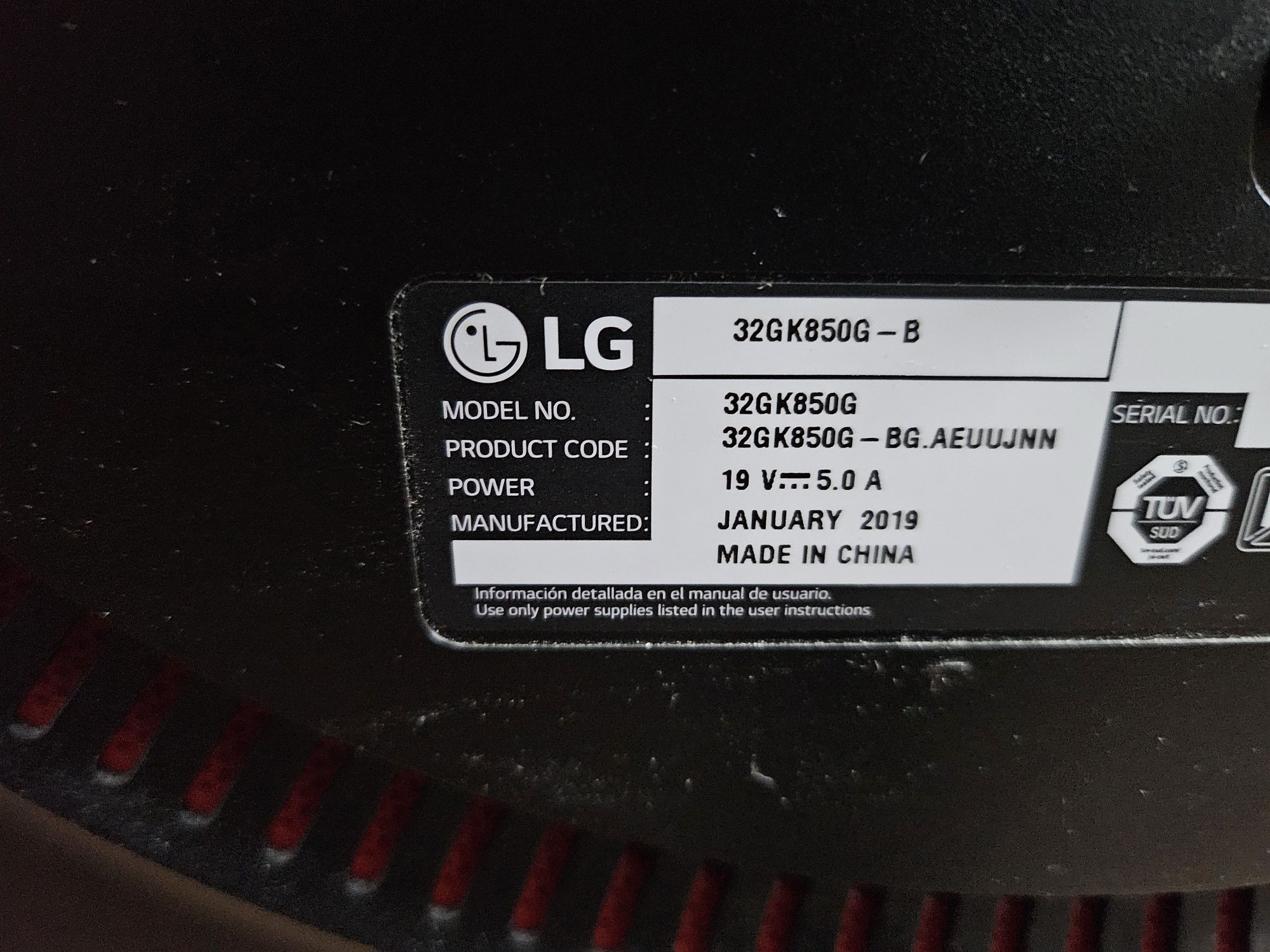 Monitor gamingowy LG 32GK850G-B 32 cale 144Hz G-Sync