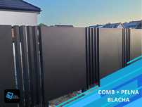 Ogrodzenie Aluminium EuroFences Polski producent - model Comb Standard