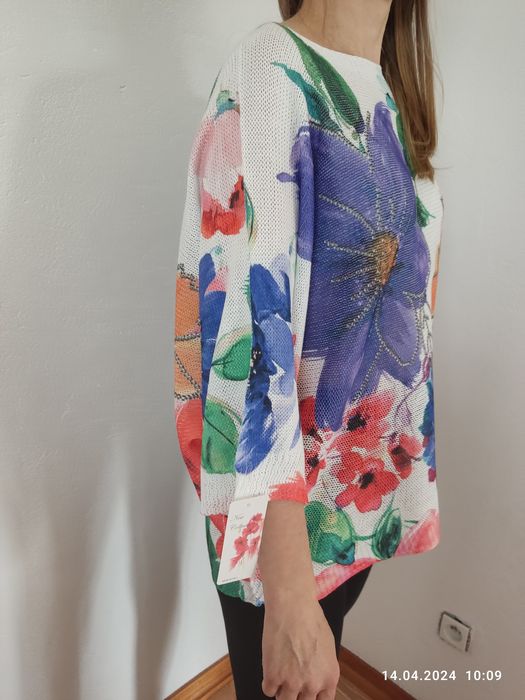 Lekka bluzka nietoperz