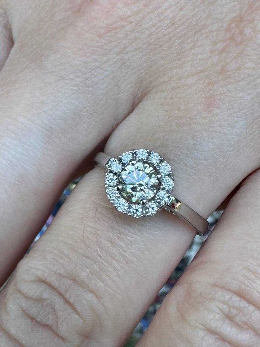 Кольцо в стиле Tiffany 0,56 ct