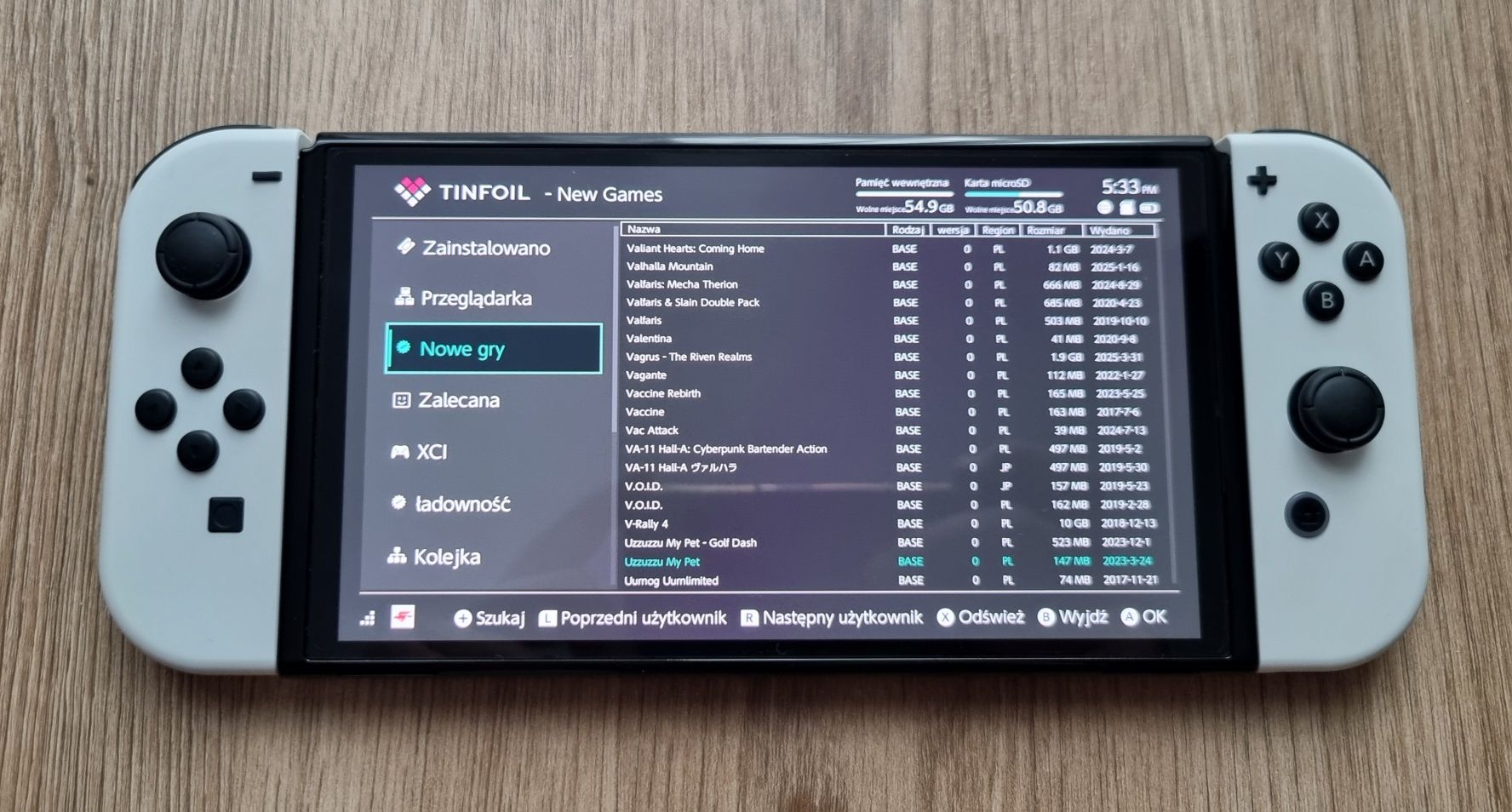 Nintendo Switch Oled + karta 128Gb + CFW picofly