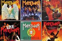 Manowar ‎– 8 CDs - Raros - COMO NOVOS