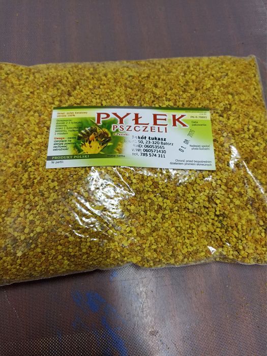 Pyłek szczeli z własnej pasieki 1 kg