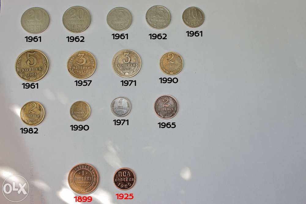 Монеты СССР,Россия,загран + украинские купоны