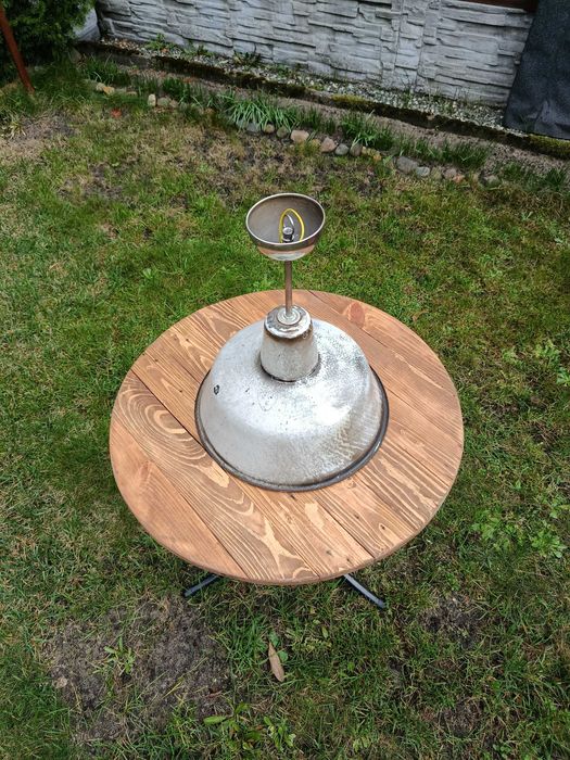 Lampa przemysłowa PRL