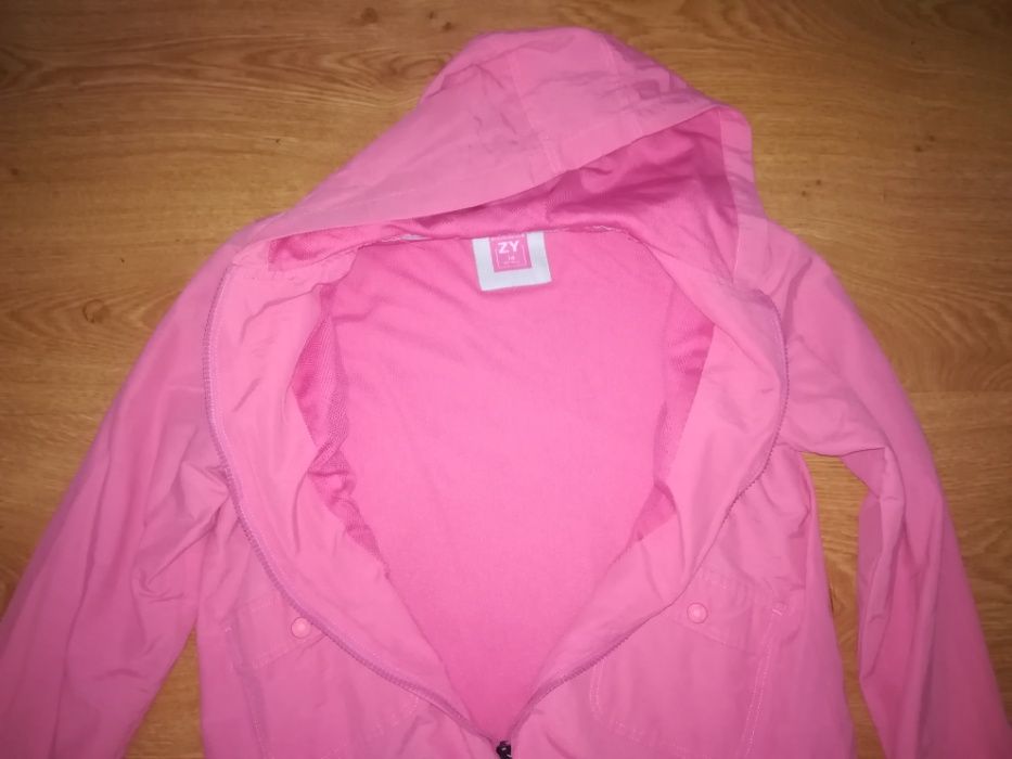 Parka rosa Zippy - 12 anos