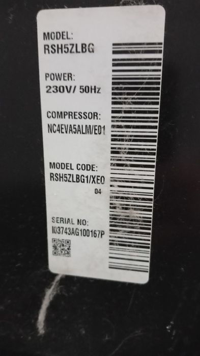 Elementy części lodówki Samsung Side by side RSH5ZLBG