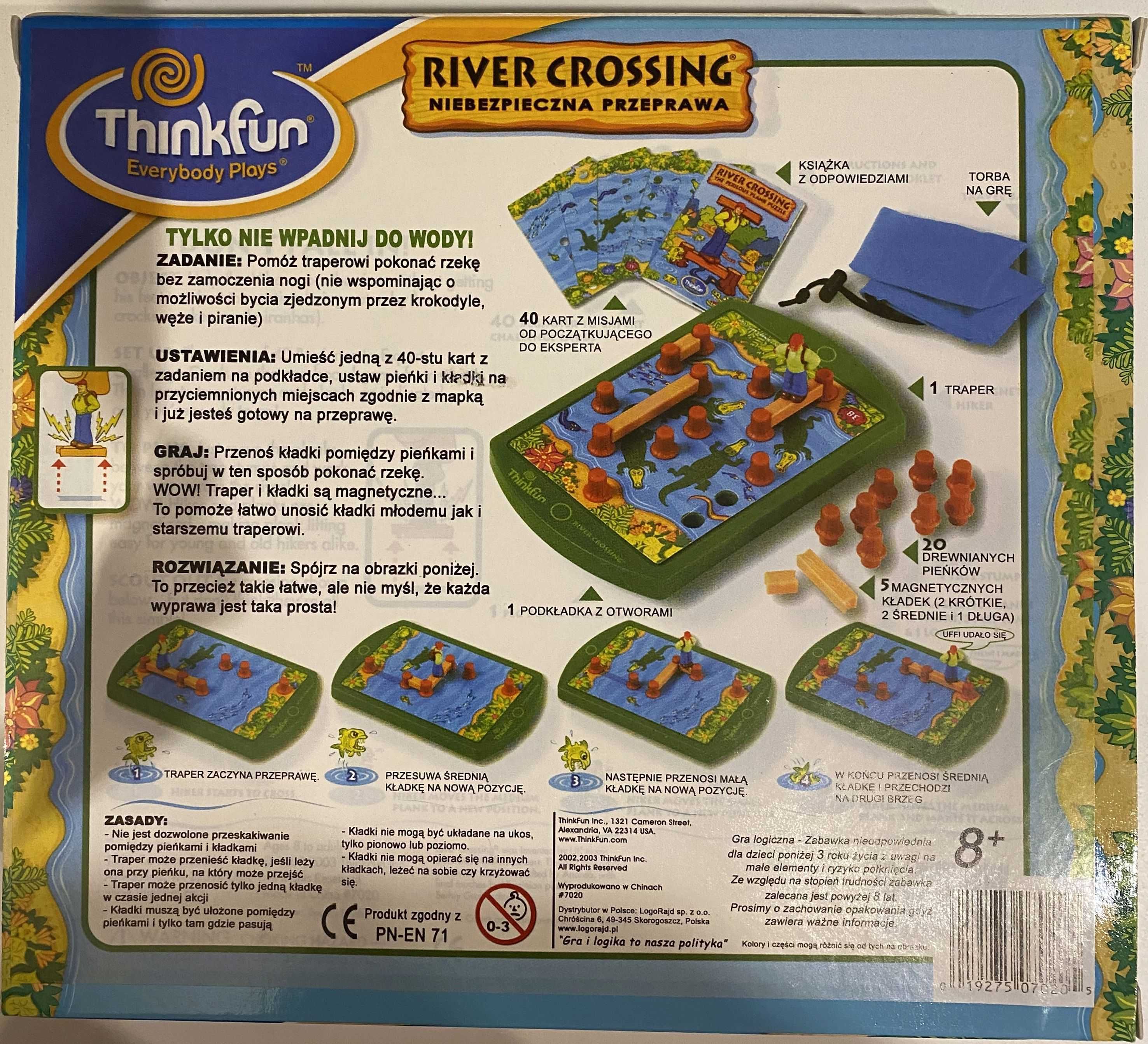 TRAPER "River Crossing" gra logiczna dla dzieci