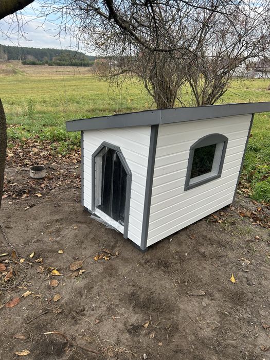 Велика буда для великих порід собак будка песикам утеплена собакам