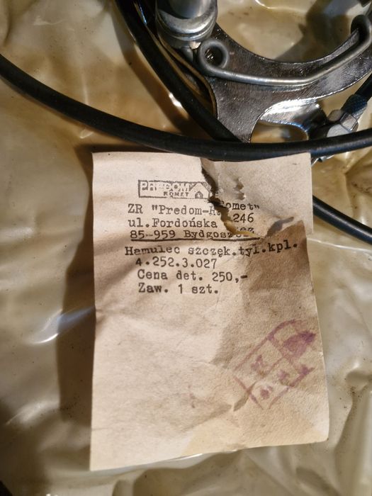 Stare Części Hamulec Tył Romet Wagant Gazela Finale Kormoran