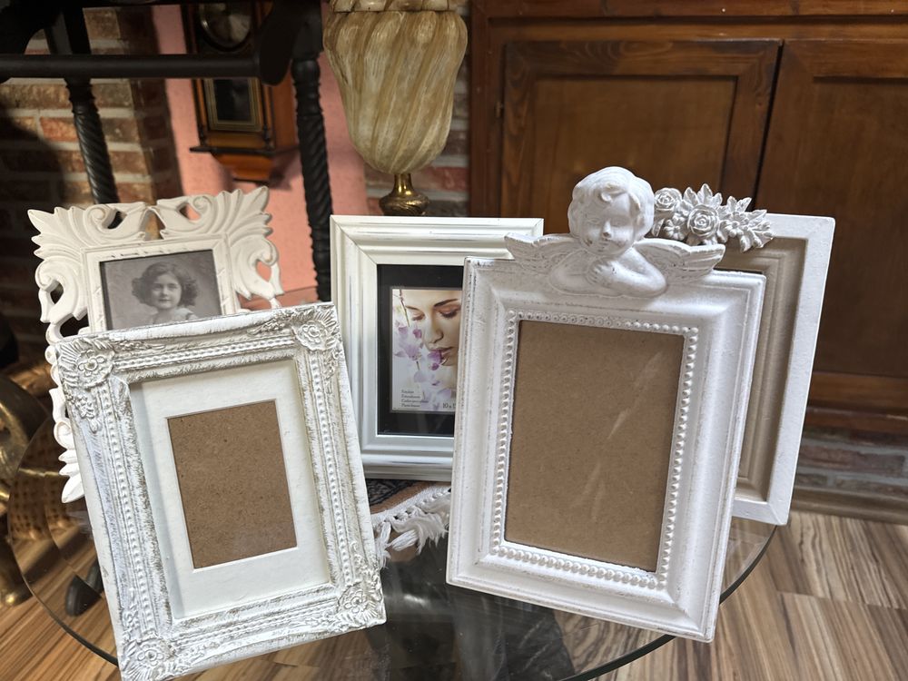 Kolekcja drewnianych ramek Vintage Boho ramka na zdjecie