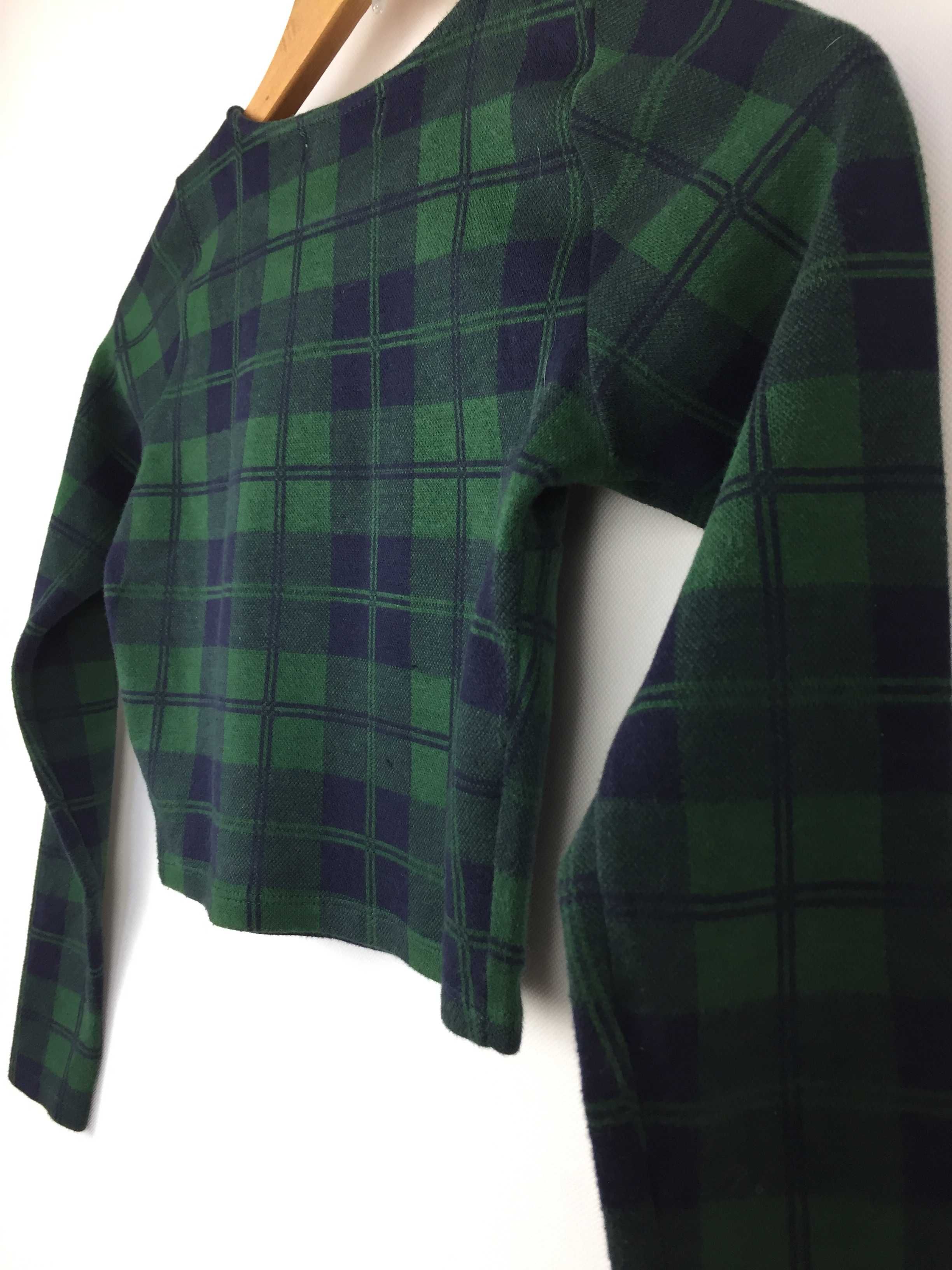 Crop, top z długim rękawem, bluzka, koszula Pull & bear rozmiar XS