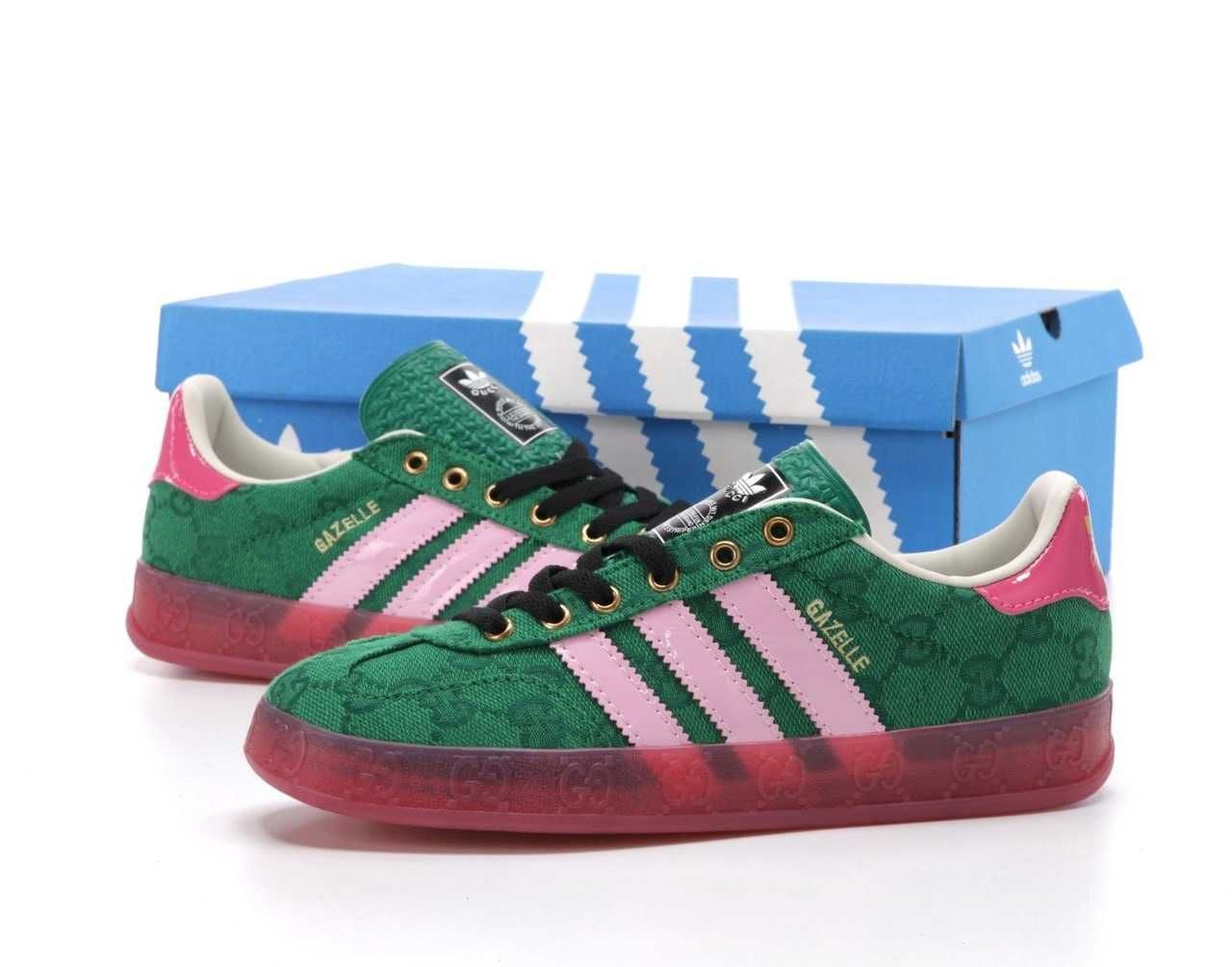 ЗНИЖКА! 38(24см) кросівки Adidas Gazelle Gucci кеди адидас гучи кроси