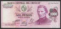 Urugwaj 1000 pesos 1974 - stan bankowy UNC