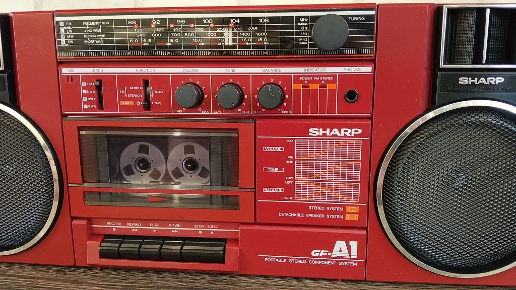 SHARP GF-A1 H(R) Portable Stereo Component System 1984