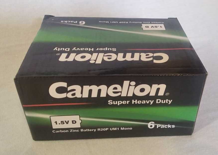Батарейка CAMELION R20P-SP2G Green Shrink 1х2  упаковка 12шт