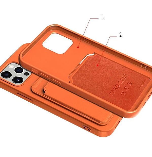Card Case silikonowe etui portfel z kieszonką na kartę dokumenty do Sa