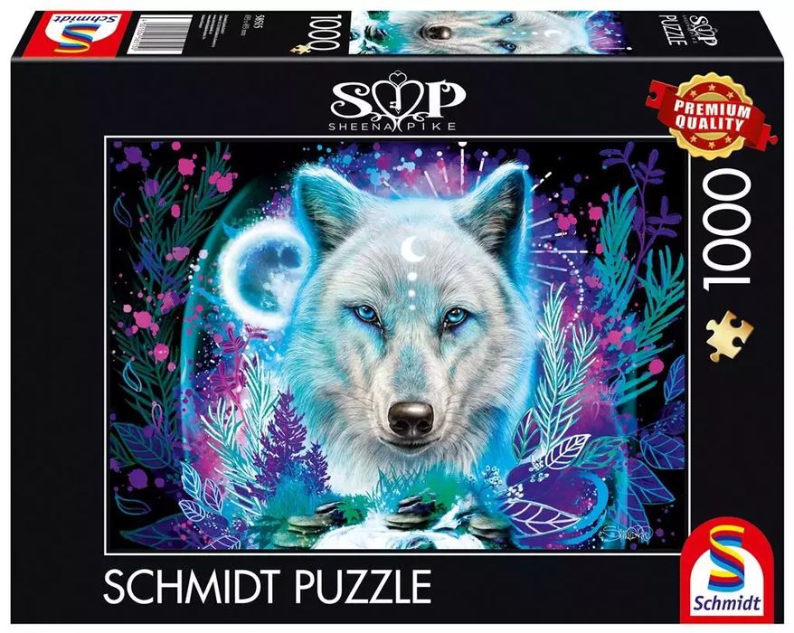 Puzzle 1000 Sheena Pike Arktyczny wilk. Schmidt
