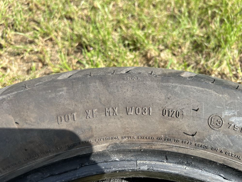 Opony motocyklowe tył 180/70/b15 przód 100/90/19