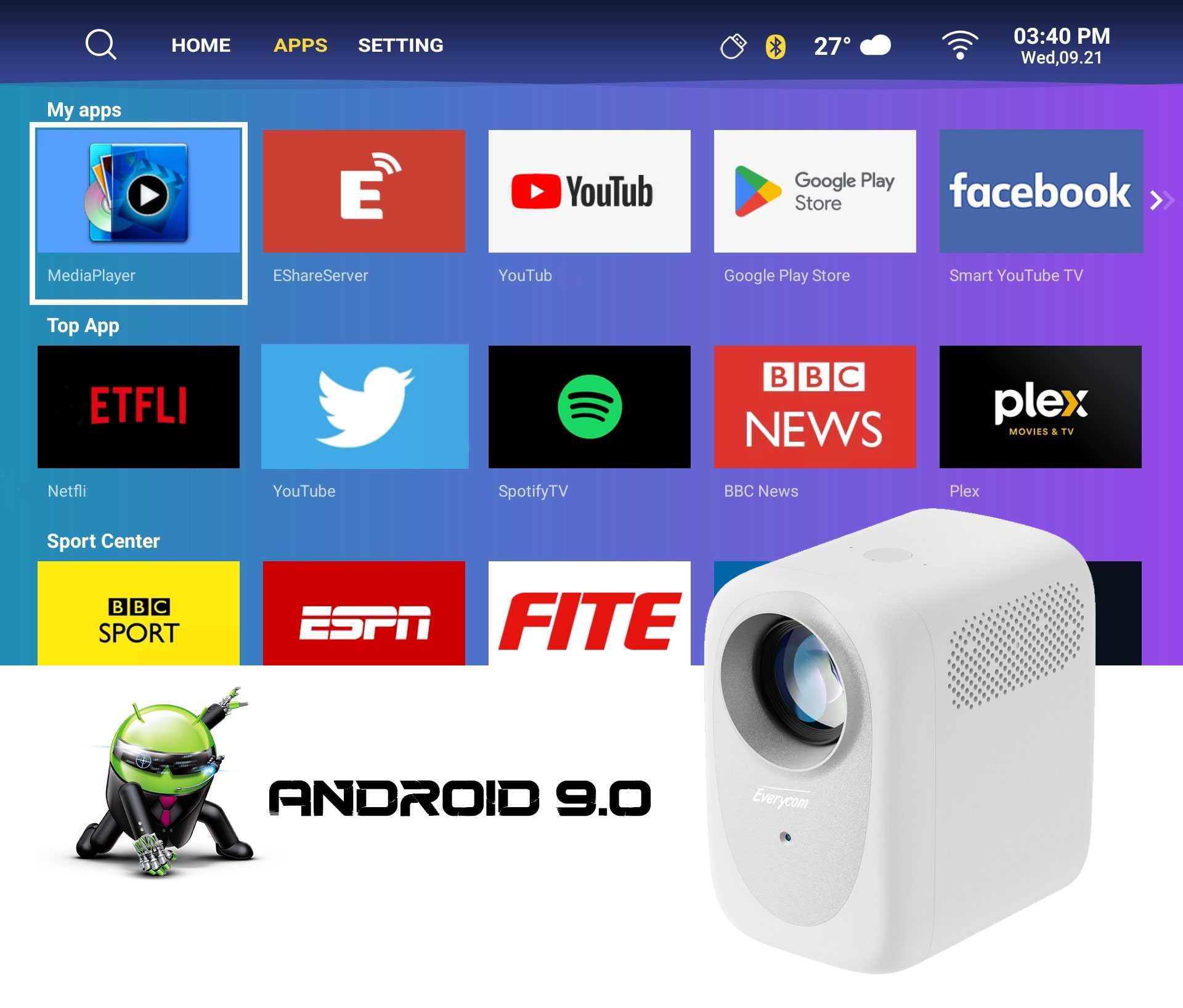 FullHD проектор Everycom R11 Android (*Київ*) ЦІНУ ЗНИЖЕНО!!!