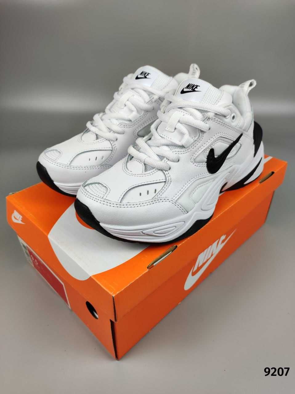 Жіночі кросівки Nike M2K Tekno білий з чорним 9207 СУПЕР