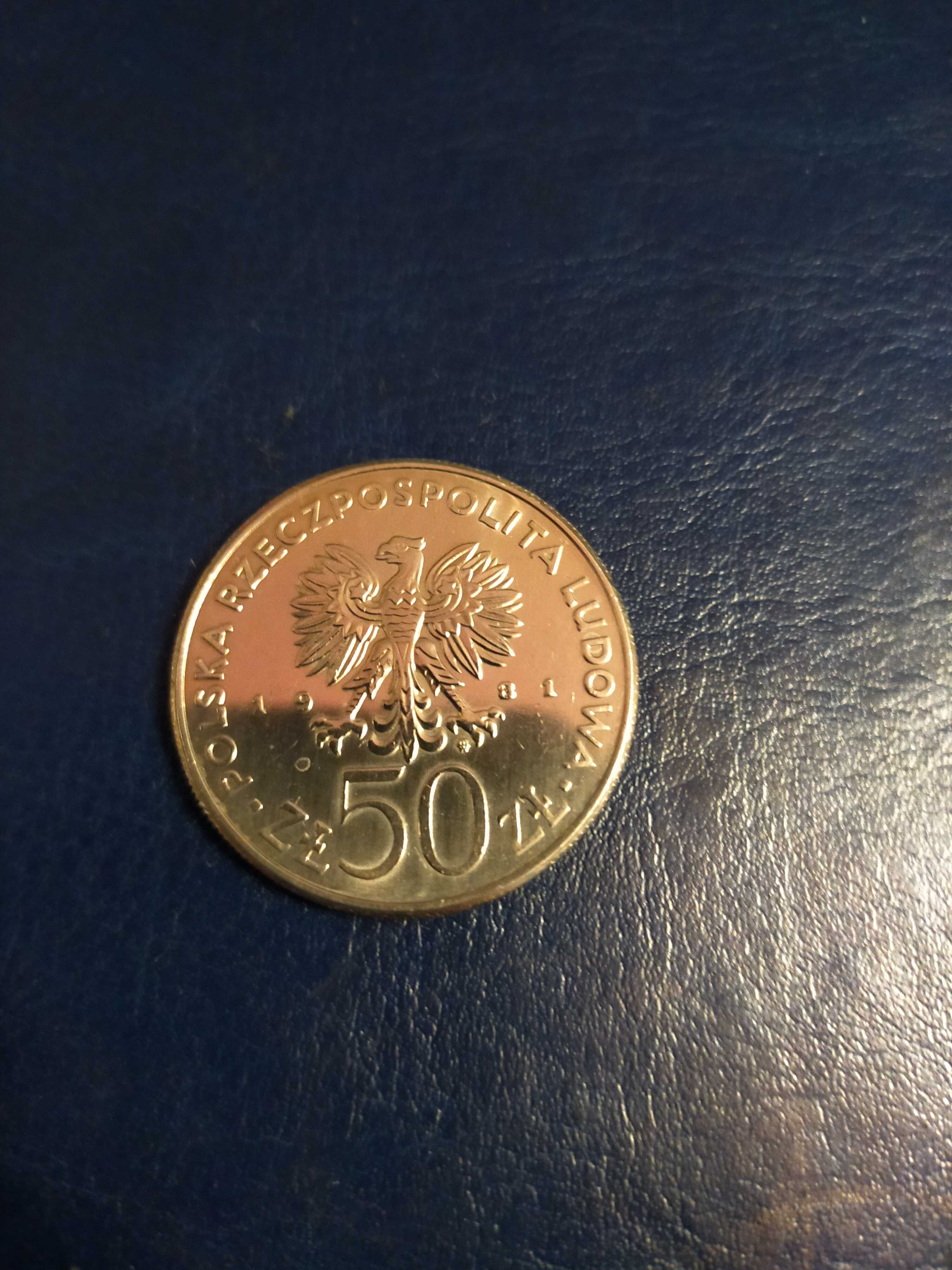 Moneta 50 zł Bolesław II Śmiały 1981r.