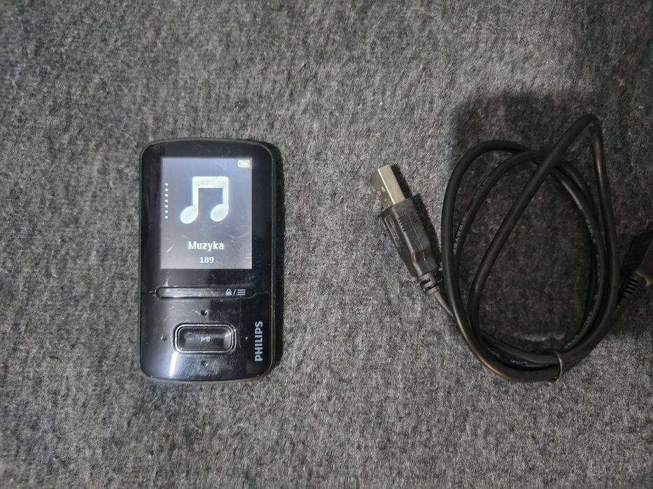 Philips go gear vibe 4gb odtwarzacz mp4 + pudełko