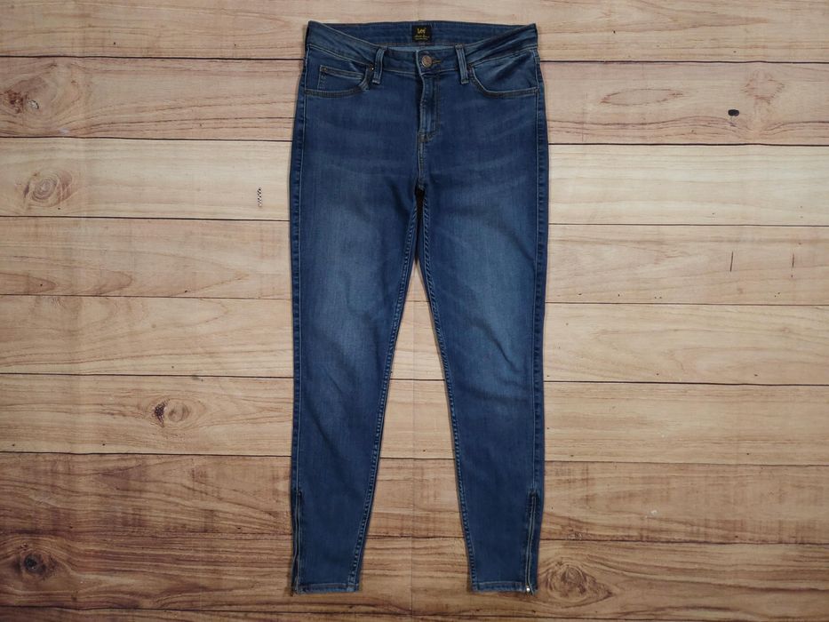 LEE Scarlett Cropped Spodnie Jeans Damskie r. 29/33