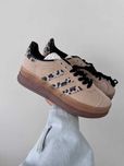 Кросівки Adidas Gazelle Bold Platform Leopard premium