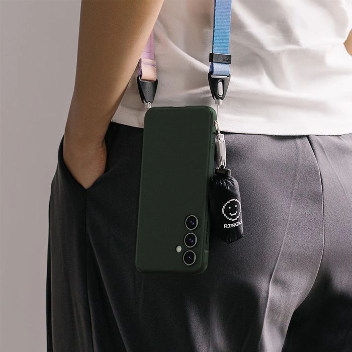 Etui Ringke Onyx na Samsung Galaxy S24 FE - zielony