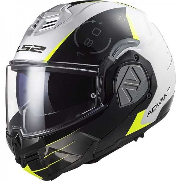 NOWY !! Kask motocyklowy LS2 FF906 Advant CODEX WHITE BLACK-06