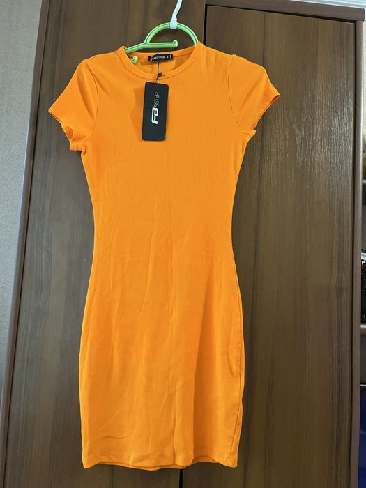 Спортивна оранжева сукня FBsister