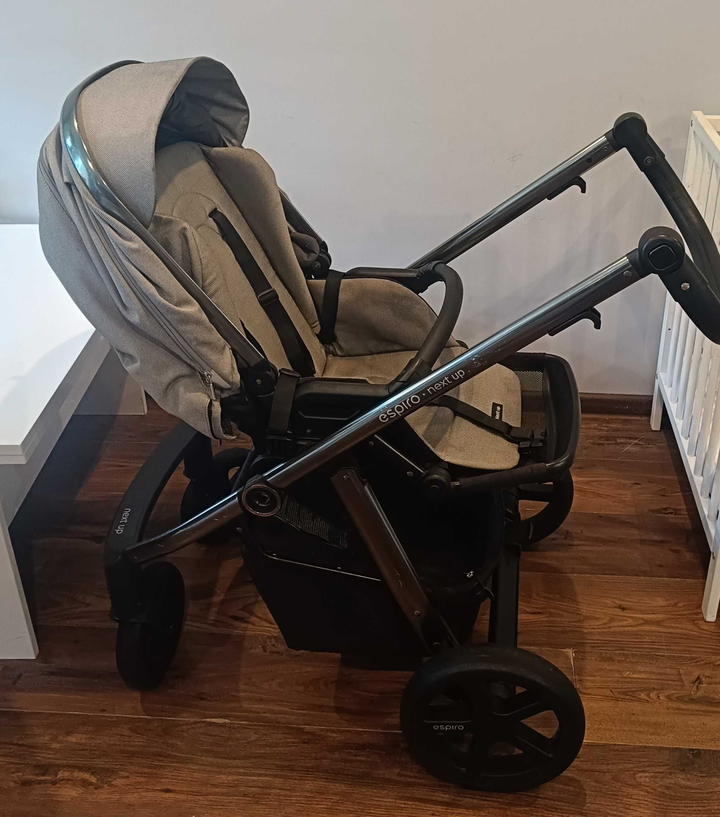 Espiro Next Up Chrome Wózek 2w1 silver moon 627