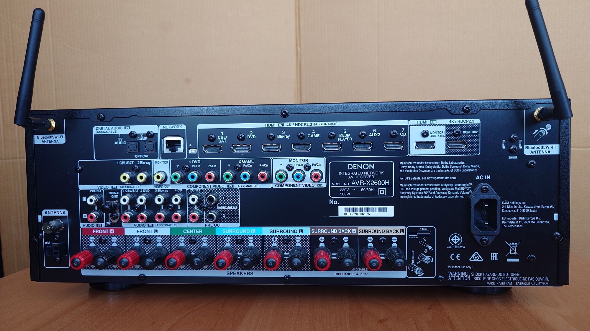 Amplituner Denon AVR-X2600H
