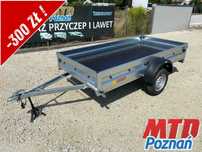 Neptun N7-263 PTW 263x125x30 cm DMC 750 kg DUŻA LEKKA PRZYCZEPA IDEALNA POD DOM I DZIAŁKE GN104 | RATY | LEASING | DOSTAWA |  Duża przyczepka Neptun 263x125x30 cm z DMC 750 kg polski producent!