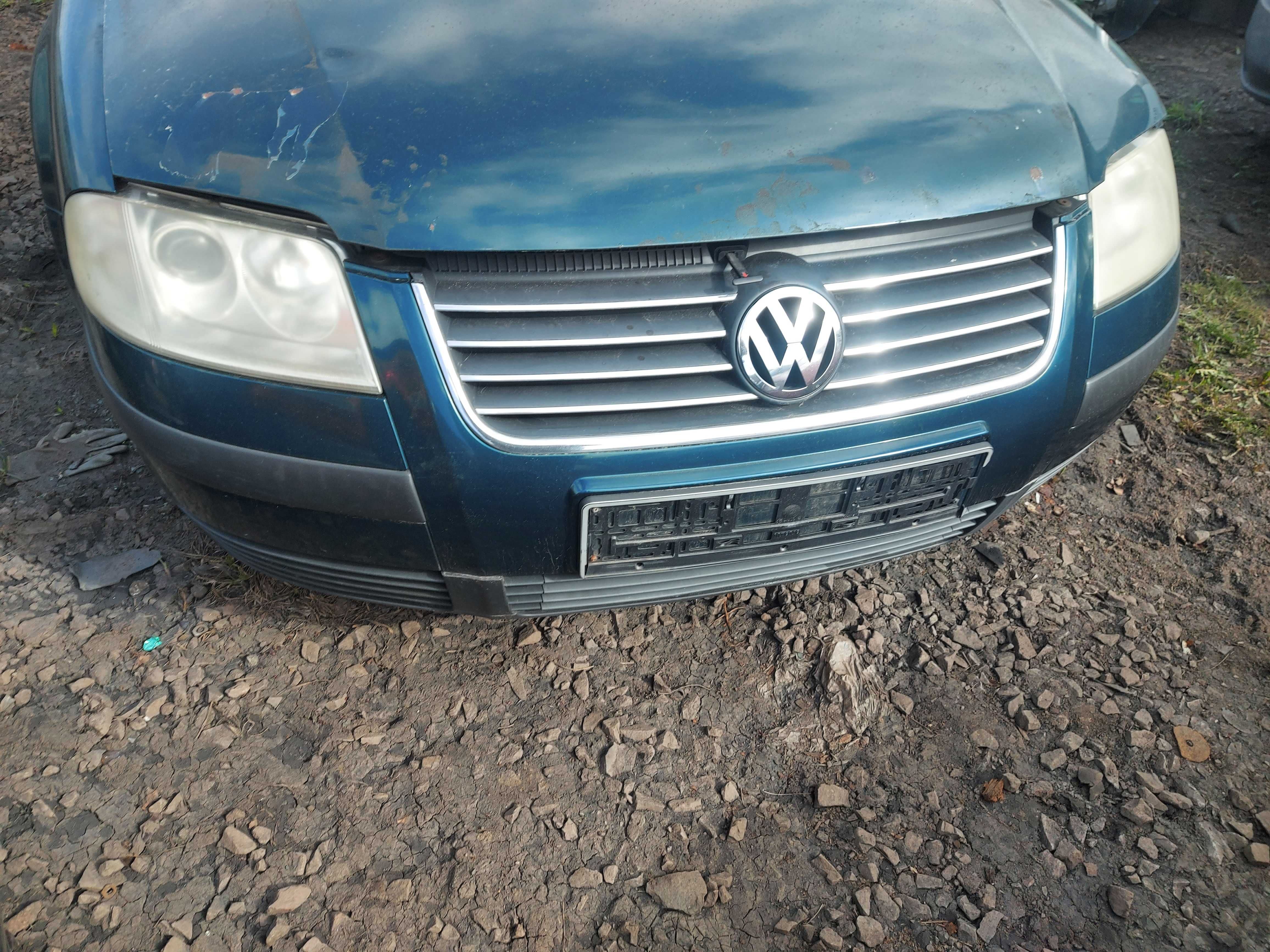 VW Passat B5 Lift zderzak przedni zielony FV transport/dostawa